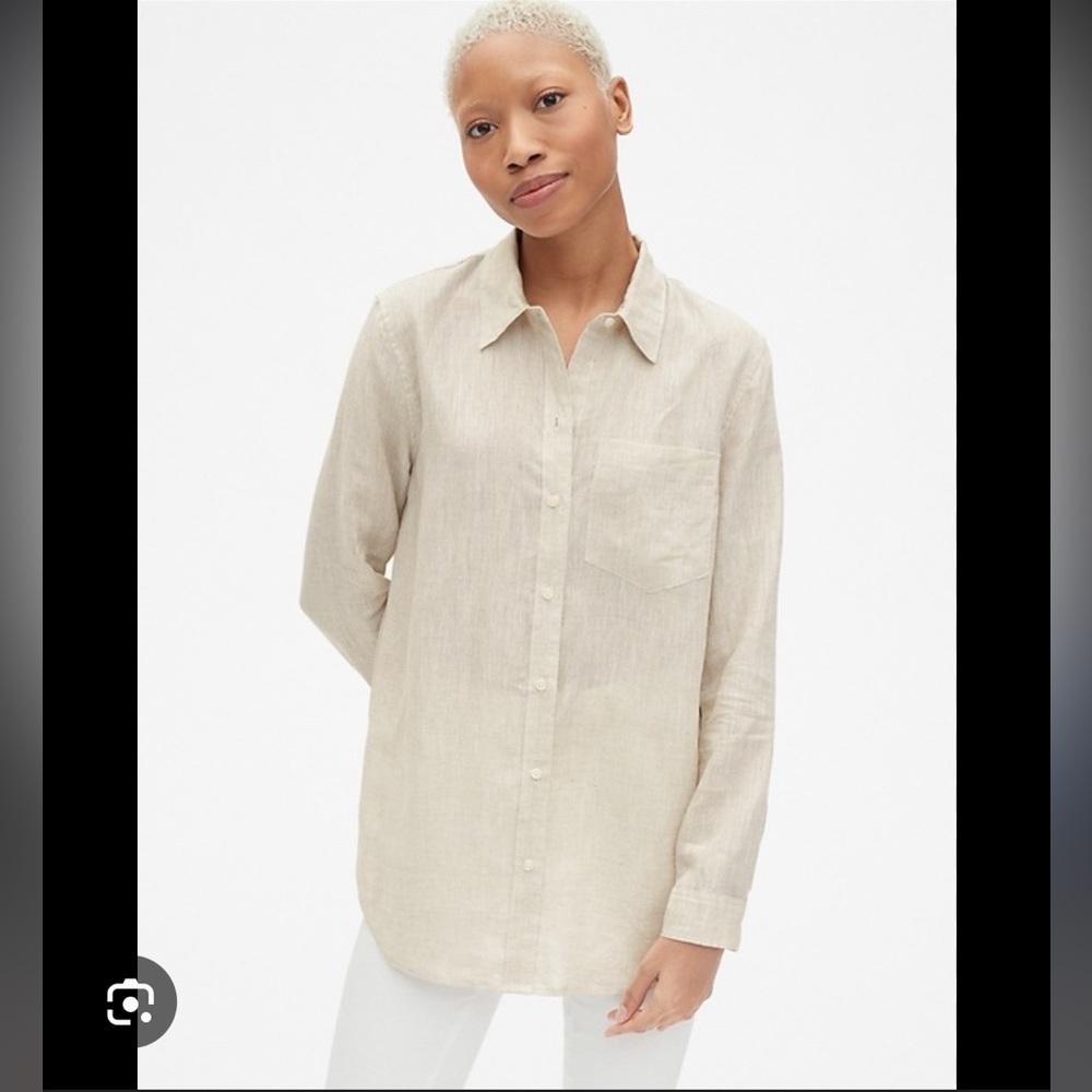 Gap Linen Button-Up Shirt